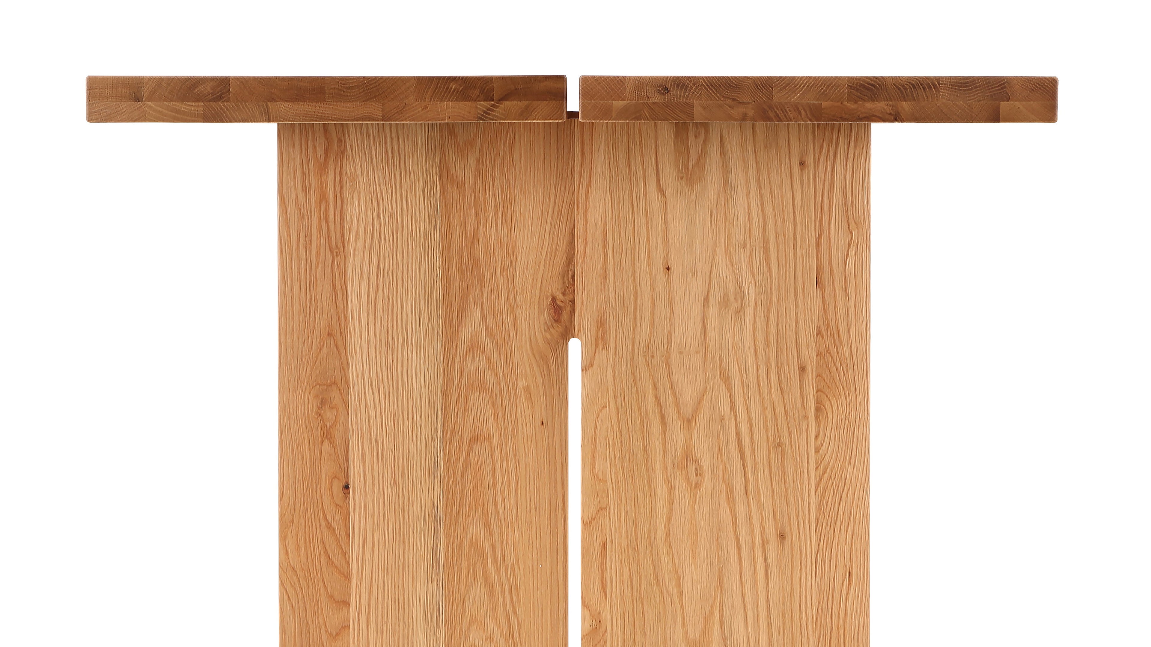 Table de salle à manger Plane, 6 à 8 couverts, chêne