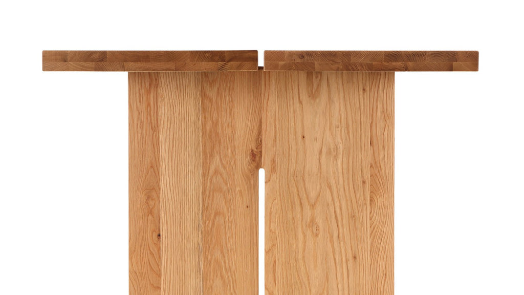 Table de salle à manger Plane, 4 à 6 couverts, chêne