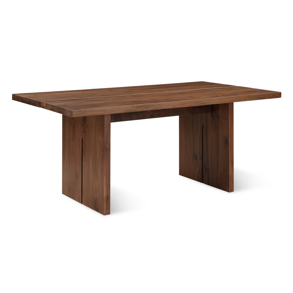 Table de salle à manger Plane, 4 à 6 couverts, noyer américain