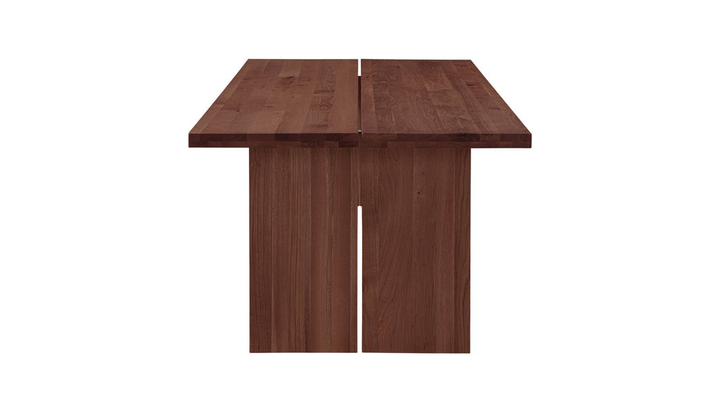 Table de salle à manger Plane, 4 à 6 couverts, noyer américain