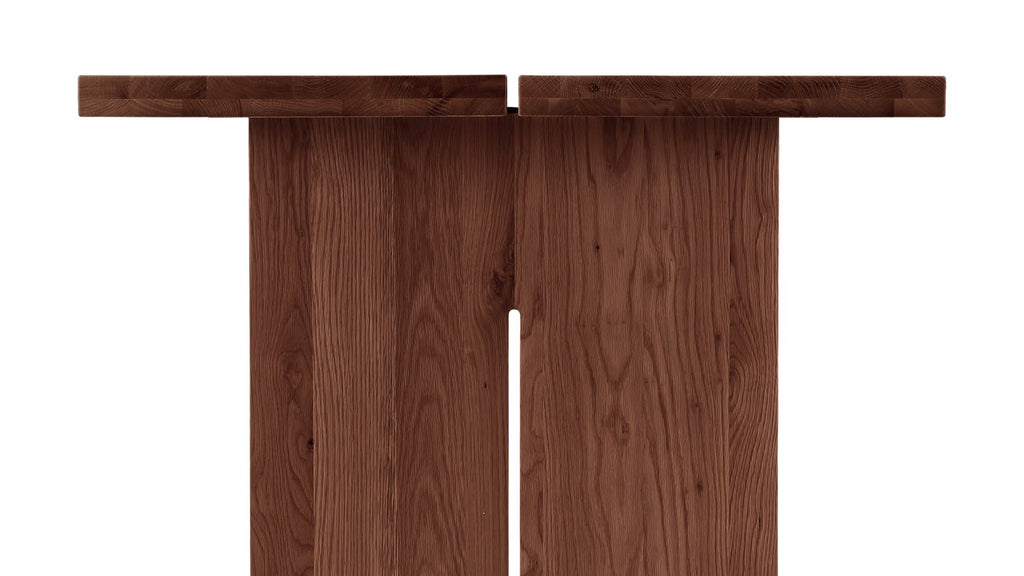 Table de salle à manger Plane, 4 à 6 couverts, noyer américain