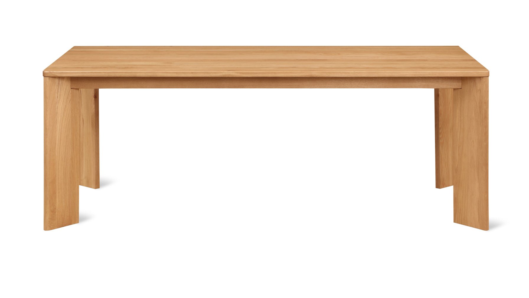 Table de salle à manger à cadre, 6 à 8 couverts, chêne