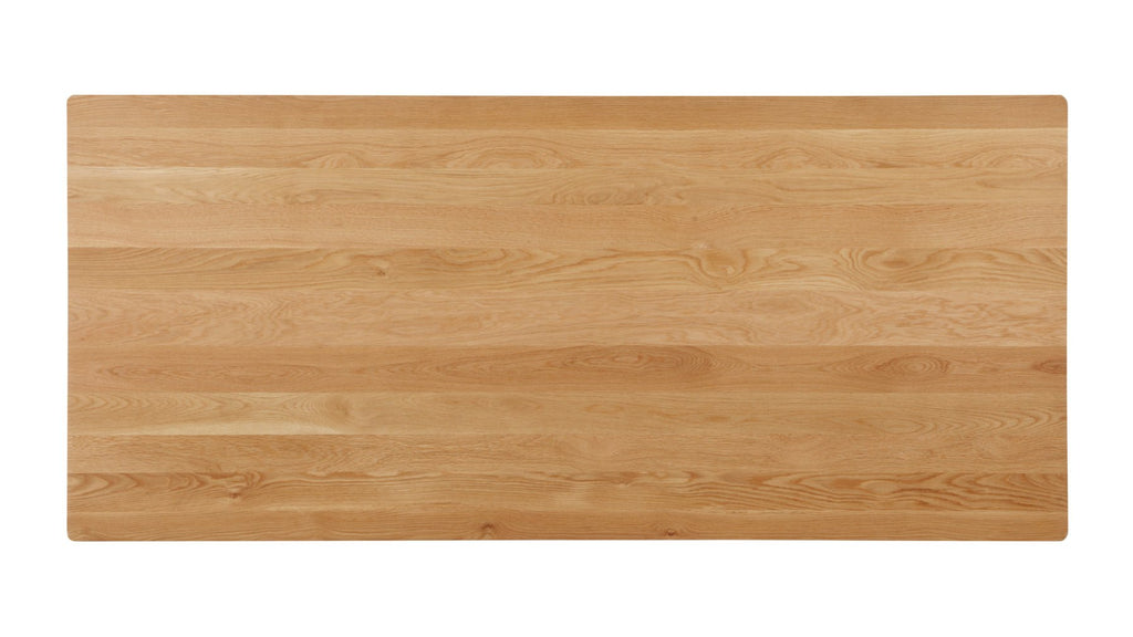 Table de salle à manger à cadre, 6 à 8 couverts, chêne