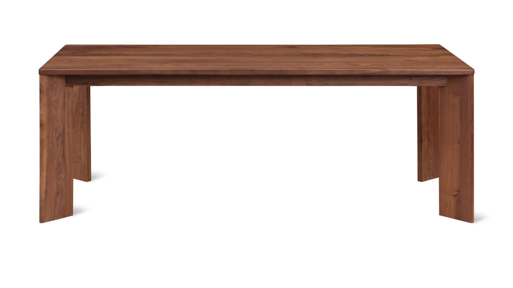 Table de salle à manger à cadre, 6 à 8 couverts, noyer américain