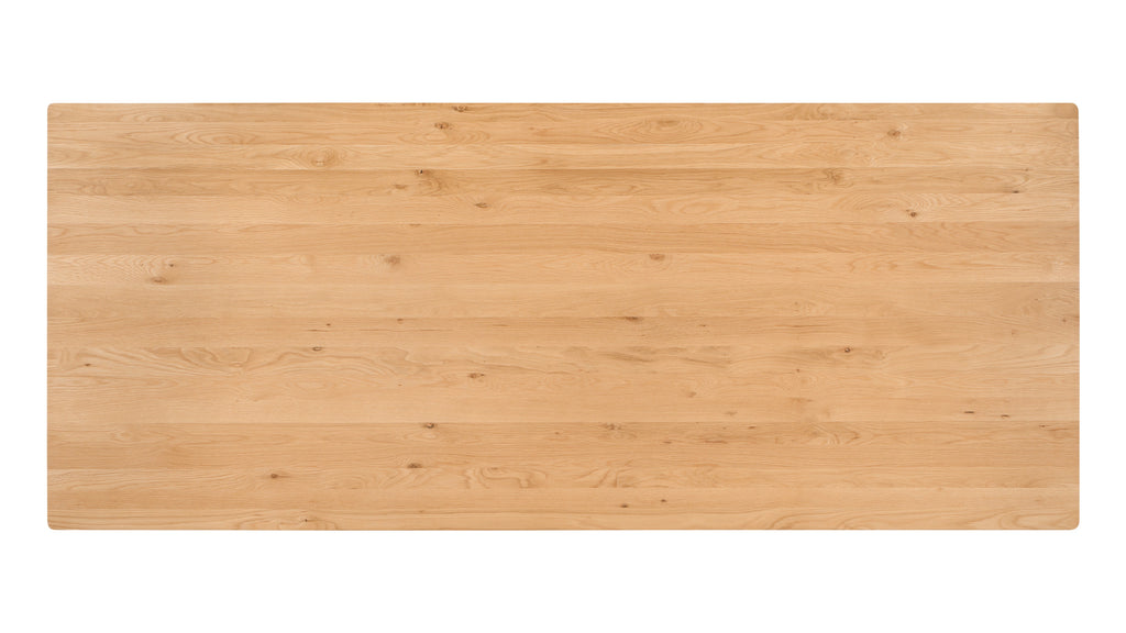 Table de salle à manger à cadre, 8 à 10 couverts, chêne