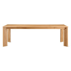 Table de salle à manger à cadre, 8 à 10 couverts, chêne