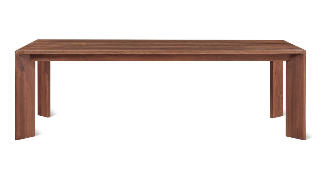 Table de salle à manger à cadre, 8 à 10 couverts, noyer américain