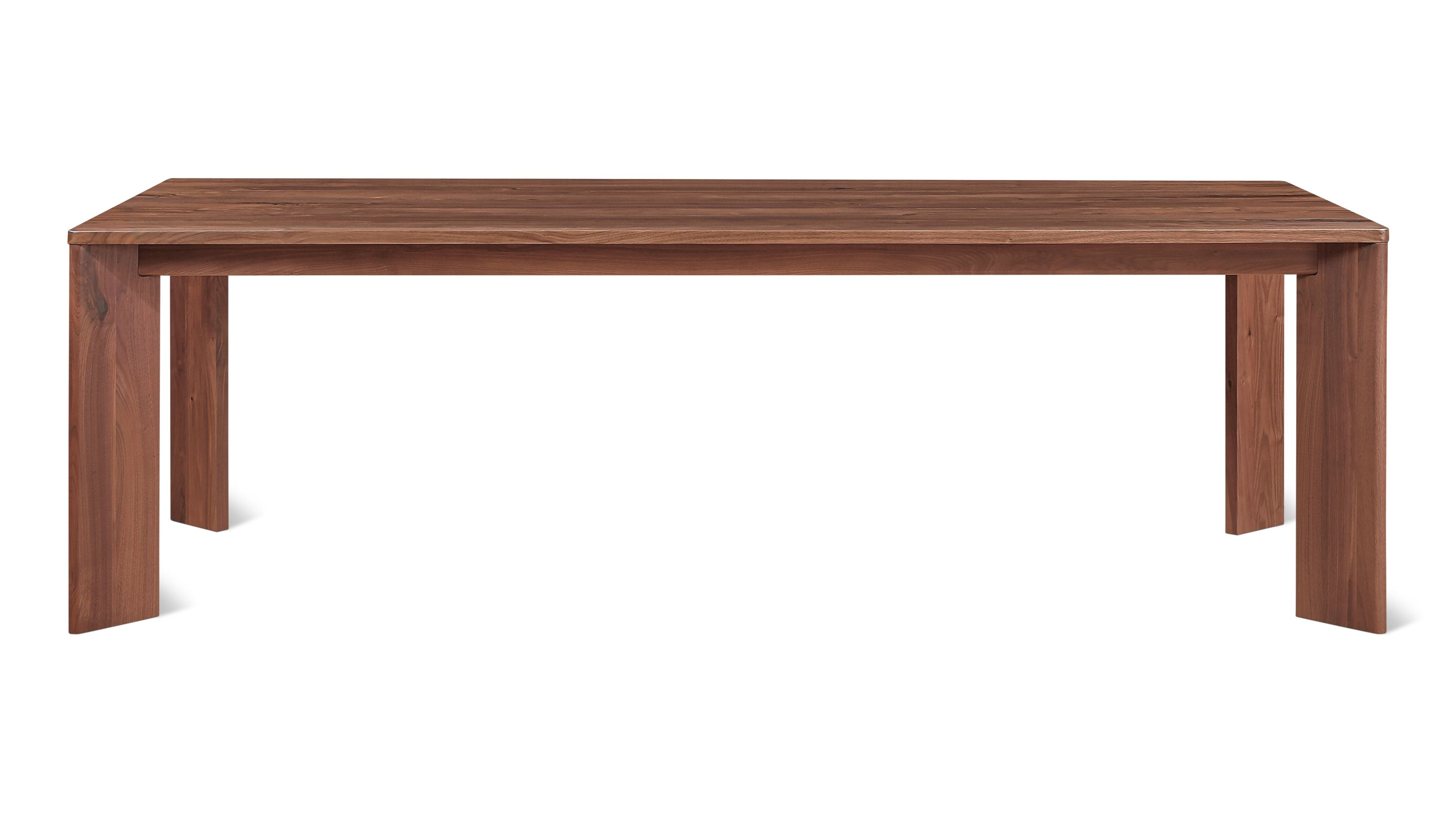 Table de salle à manger à cadre, 8 à 10 couverts, noyer américain