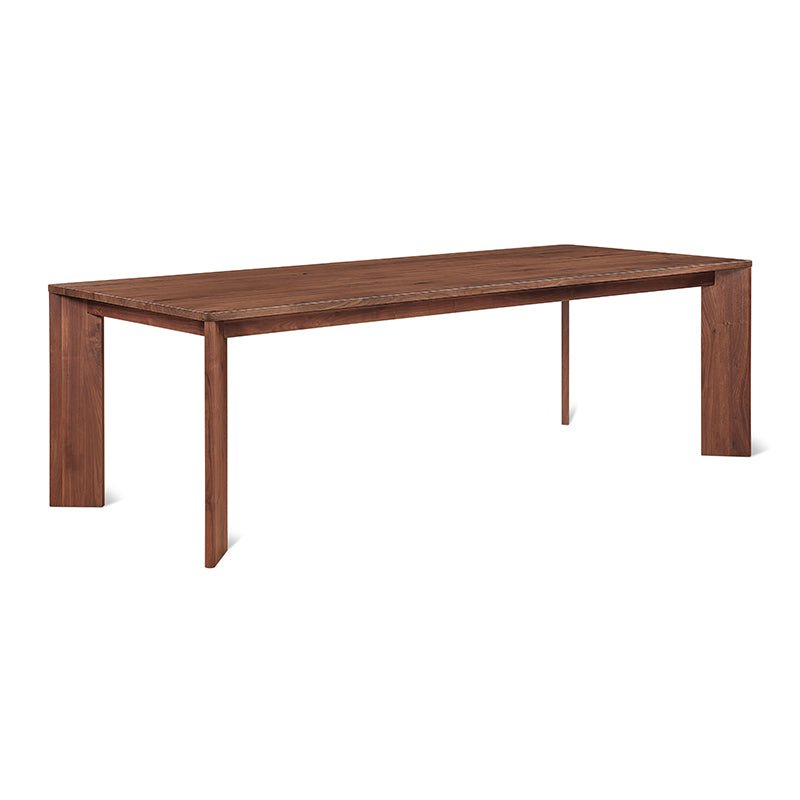 Table de salle à manger à cadre, 8 à 10 couverts, noyer américain