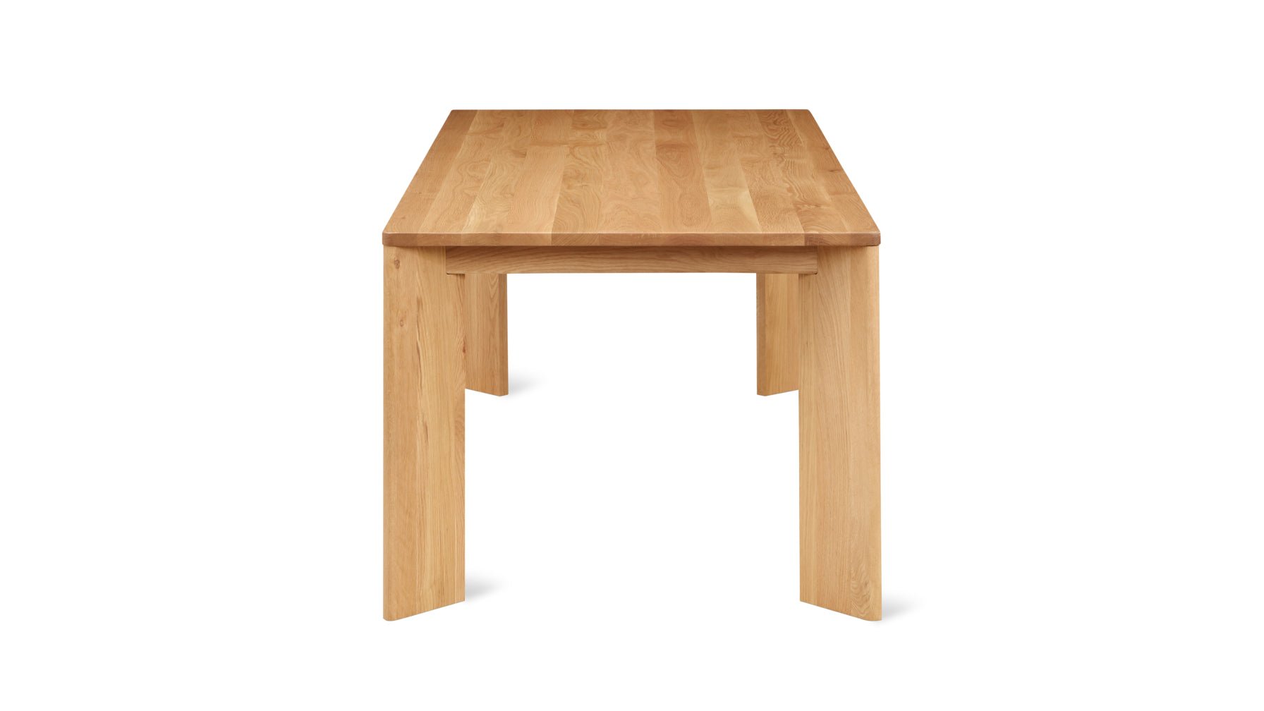 Table de salle à manger à cadre, 4 à 6 couverts, chêne