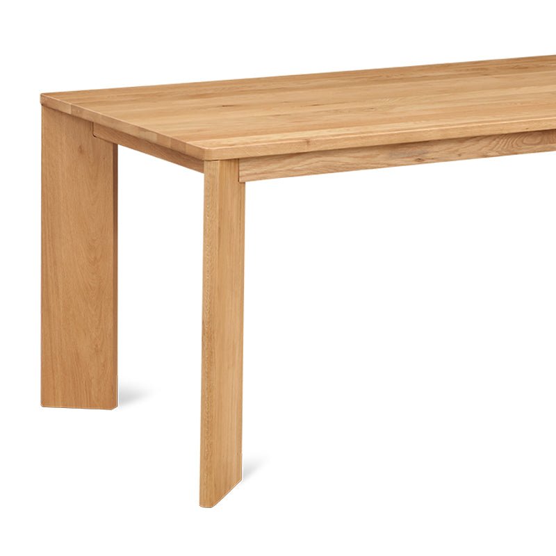 Table de salle à manger à cadre, 4 à 6 couverts, chêne