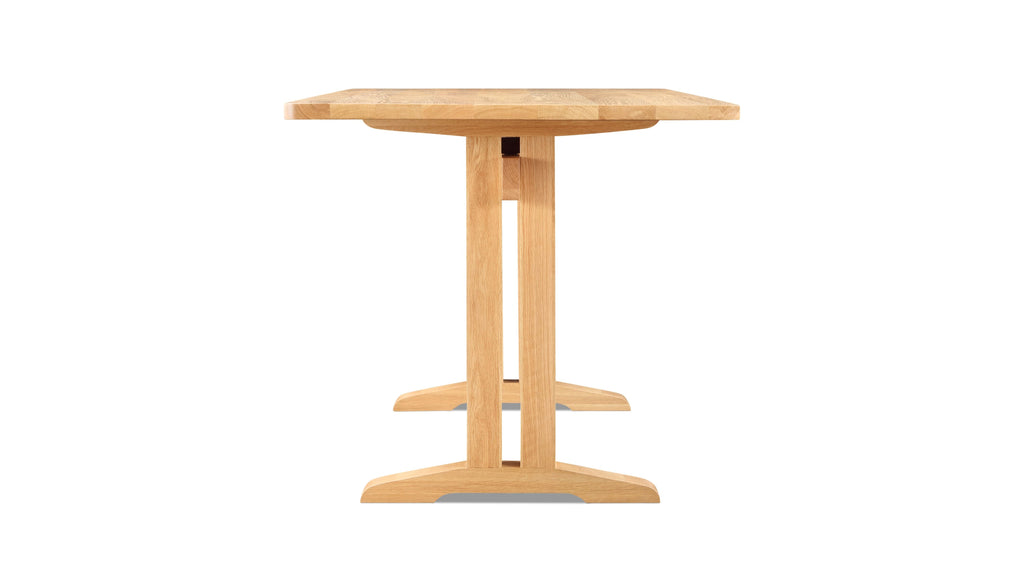 Table de salle à manger Flight, 6 à 8 couverts, chêne brossé