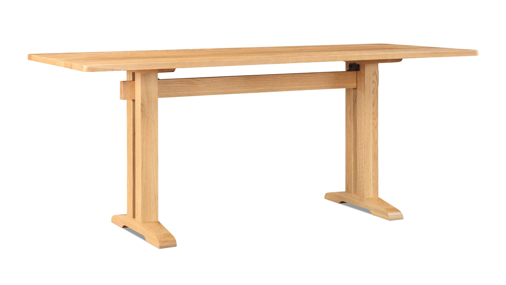 Table de salle à manger Flight, 6 à 8 couverts, chêne brossé