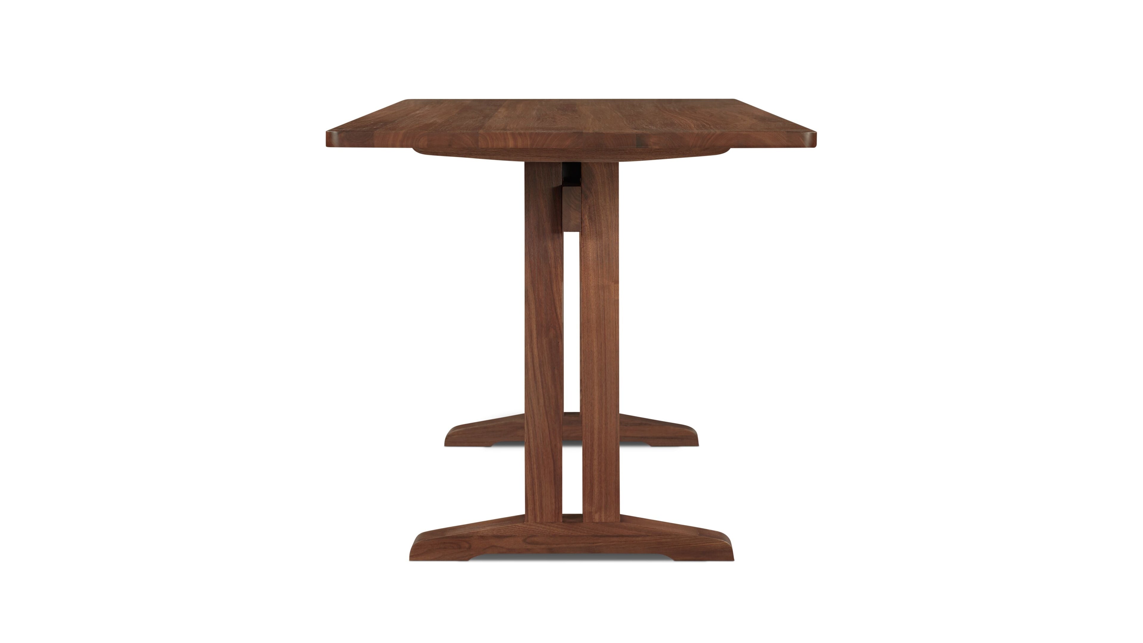 Table de salle à manger Flight, 6 à 8 couverts, noyer américain brossé