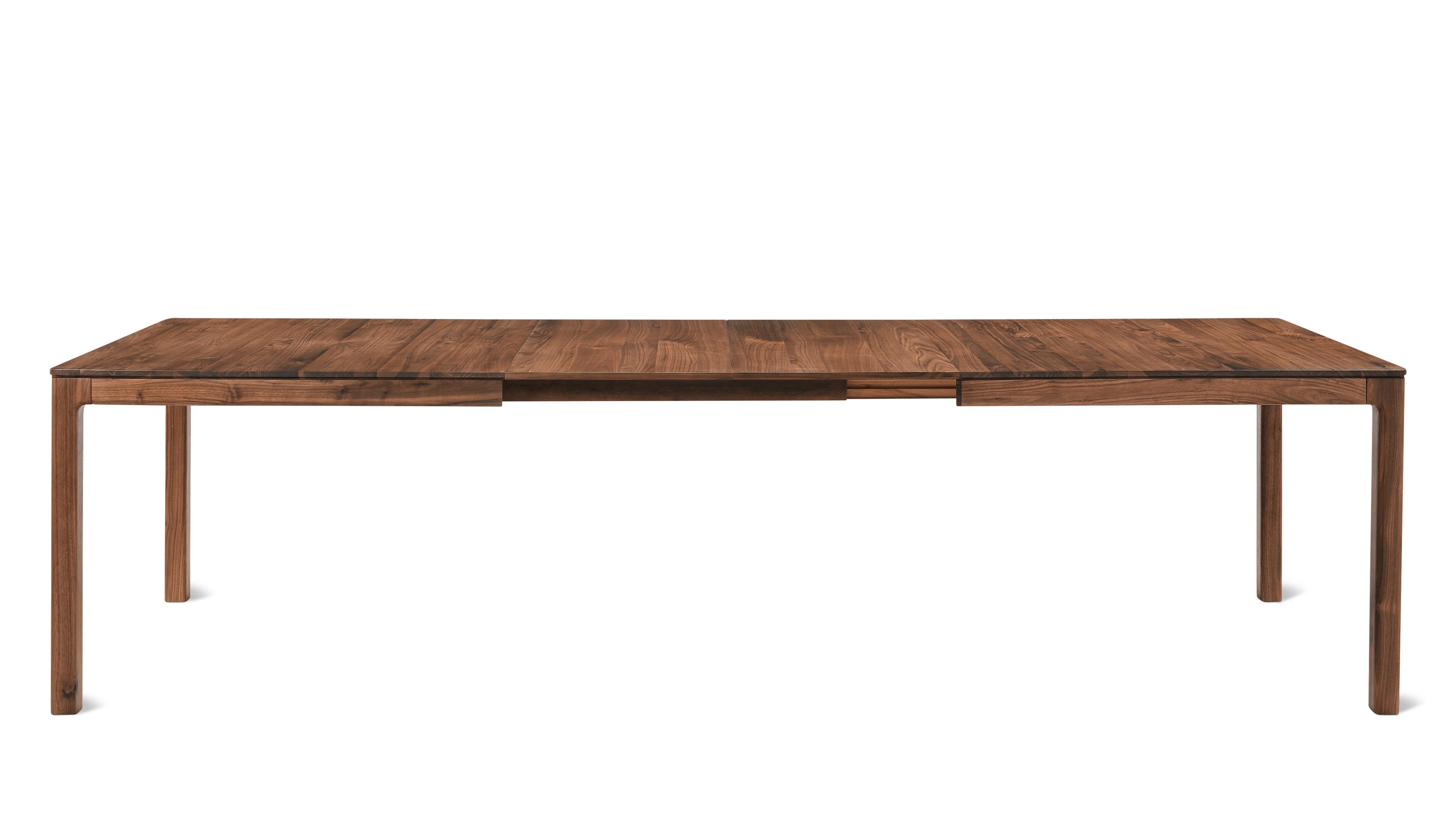 Table de salle à manger extensible Bridge, 6 à 10 couverts, noyer américain