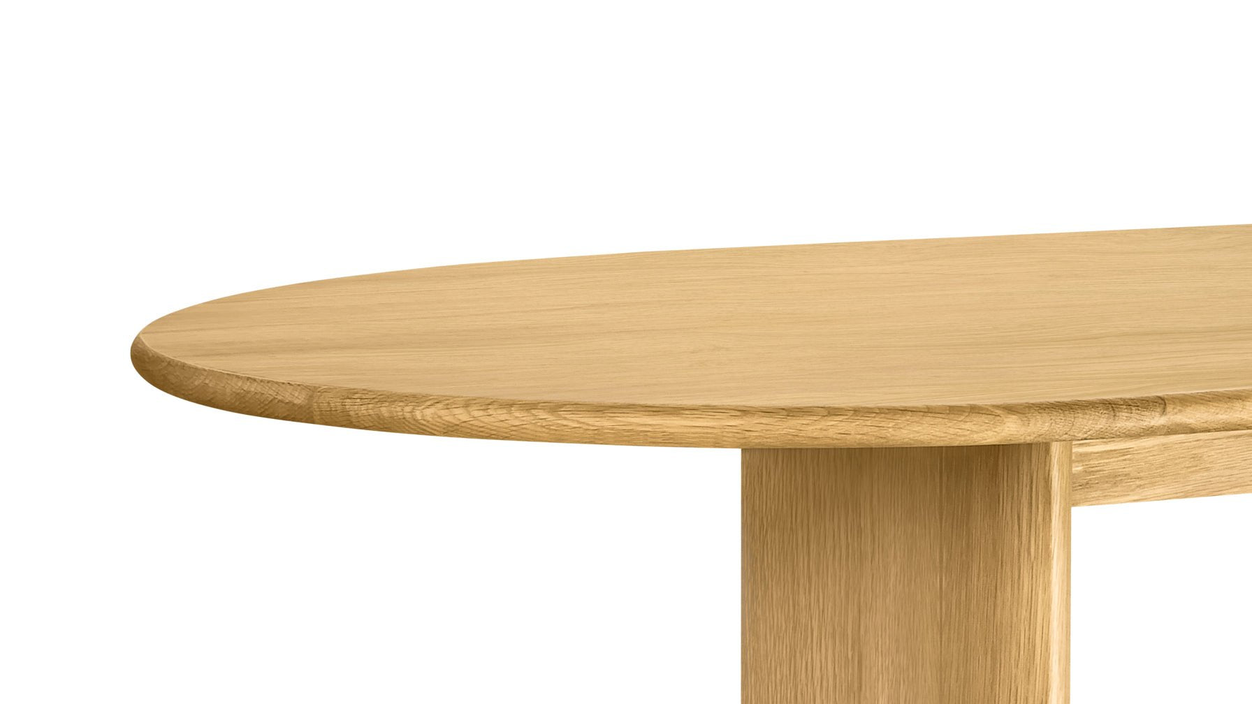 Table de salle à manger Union, 6 à 8 couverts, chêne blanc