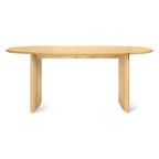 Table de salle à manger Union, 4 à 6 couverts, chêne blanc