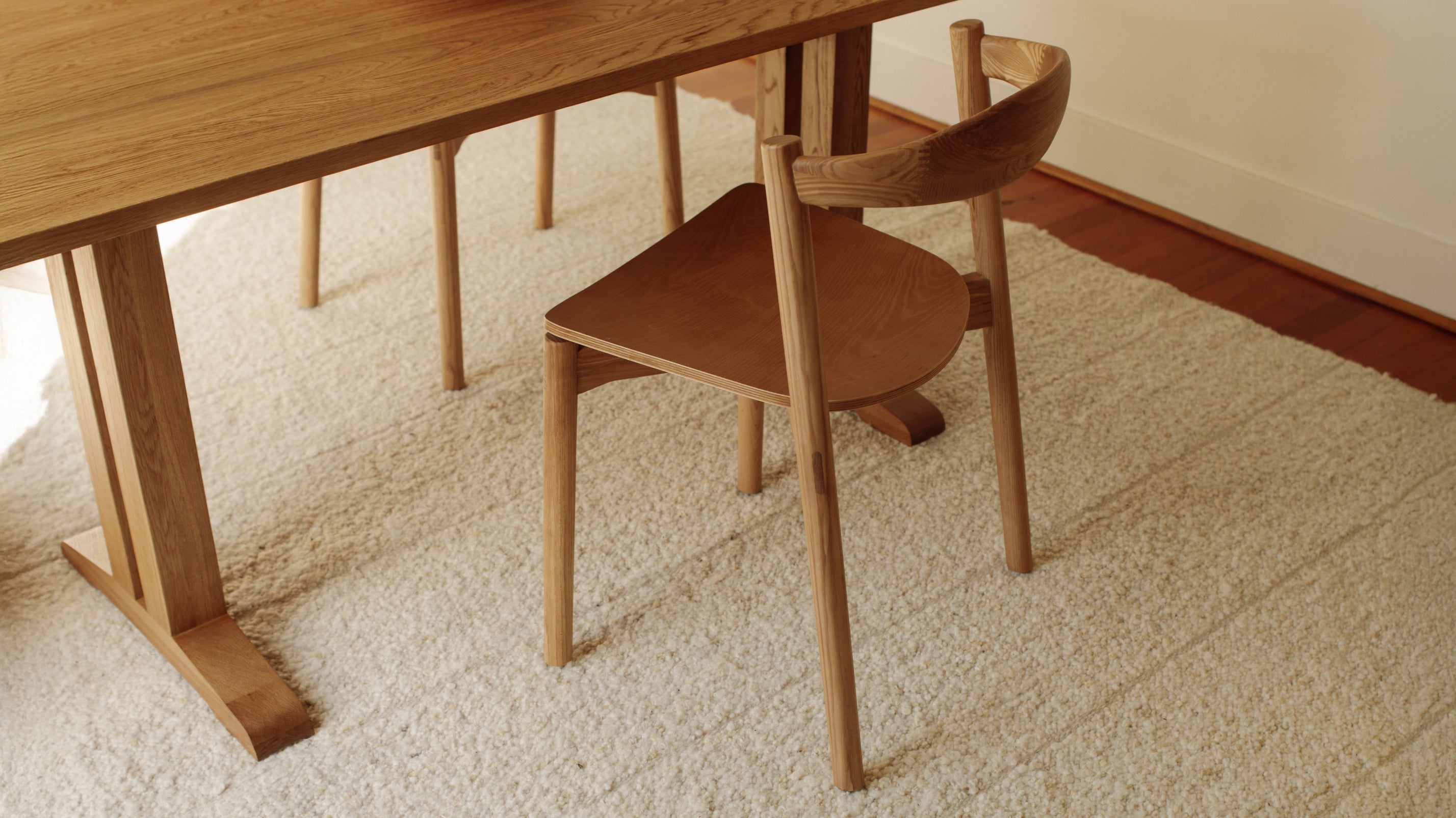 Chaises de salle à manger Haven (lot de deux), chêne teinté