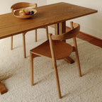 Chaises de salle à manger Haven (lot de deux), chêne teinté