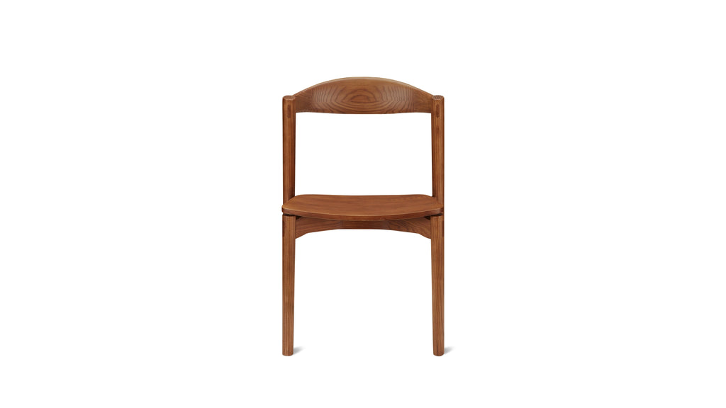 Chaises de salle à manger Haven (lot de deux), noyer teinté