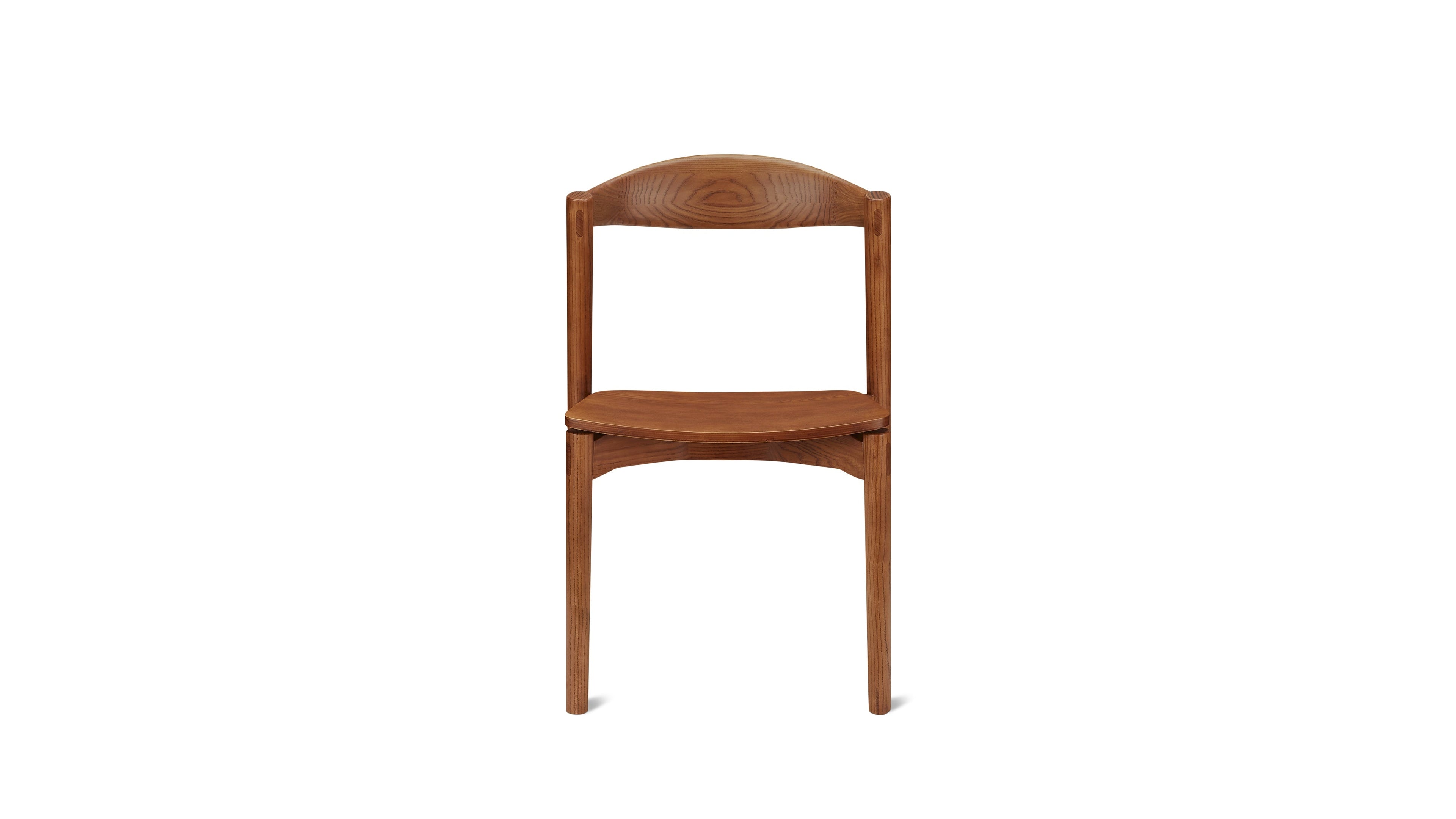 Chaises de salle à manger Haven (lot de deux), noyer teinté