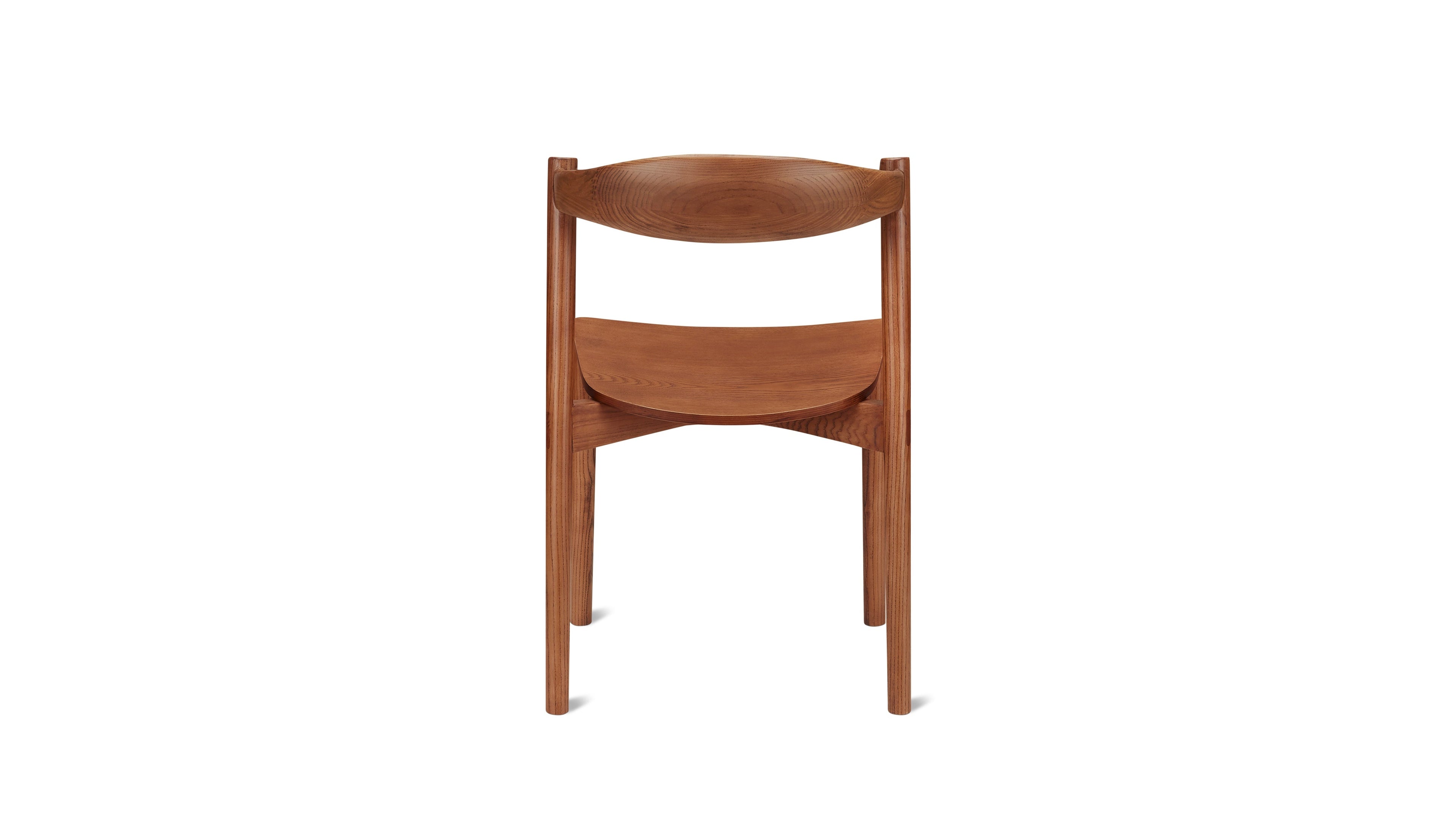 Chaises de salle à manger Haven (lot de deux), noyer teinté