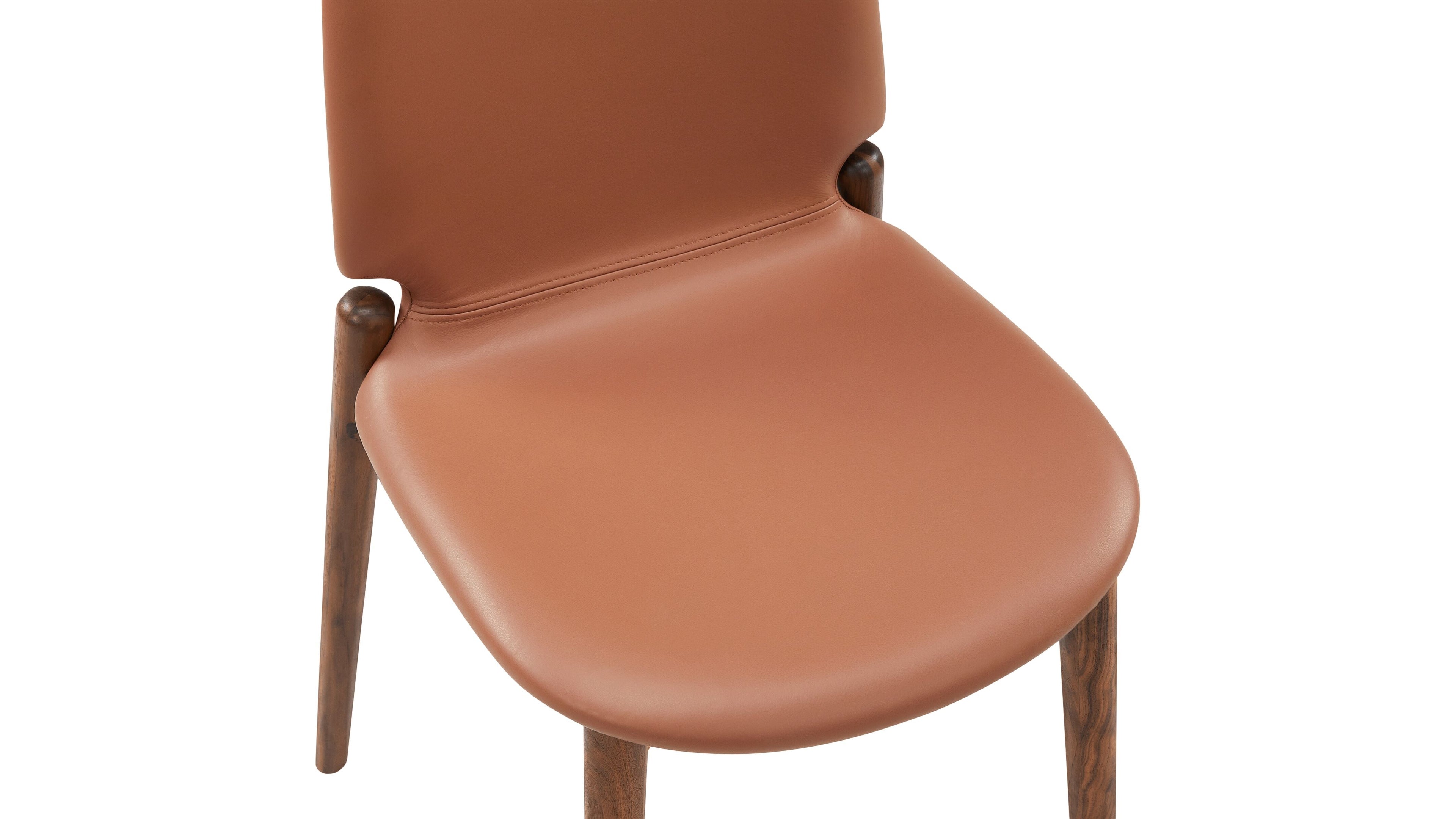 Chaises de salle à manger (lot de deux), noyer/pacan