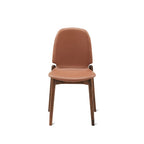 Chaises de salle à manger (lot de deux), noyer/pacan