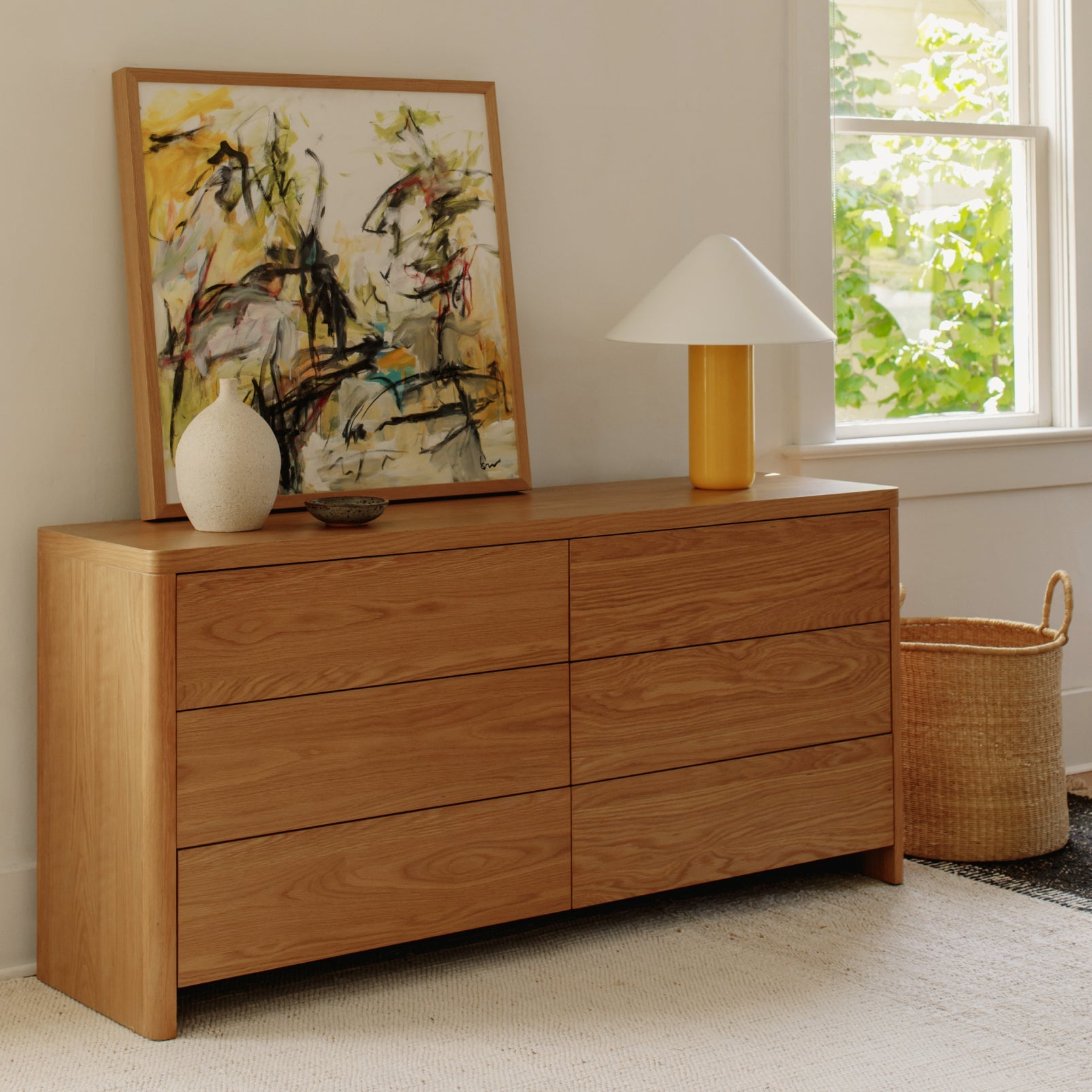 Commode Form, chêne blanc