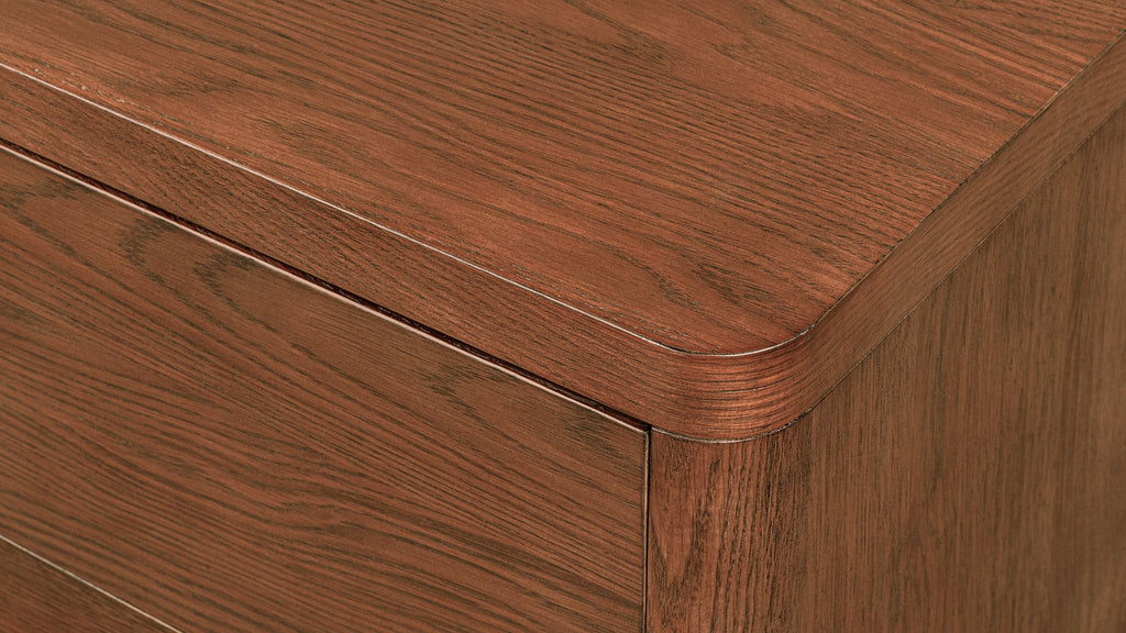 Commode Form, noyer teinté