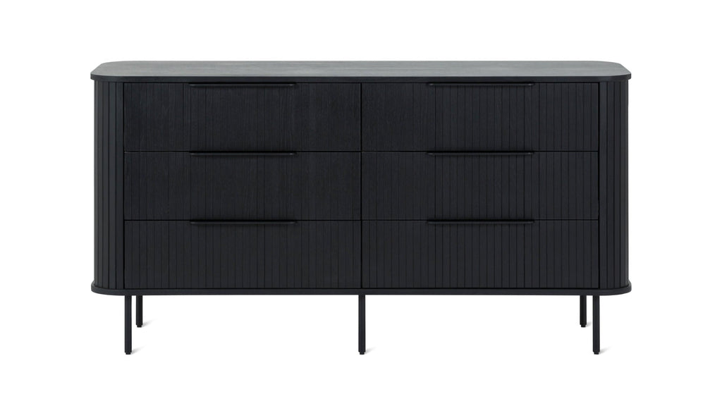 Commode double Easy Edge, chêne noir