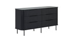 Commode double Easy Edge, chêne noir