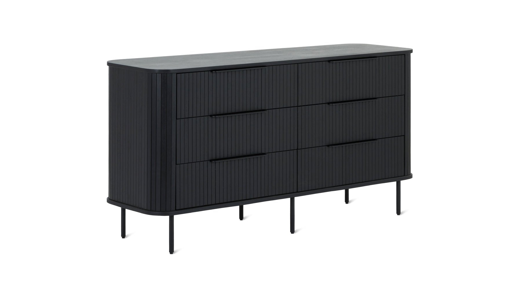 Commode double Easy Edge, chêne noir