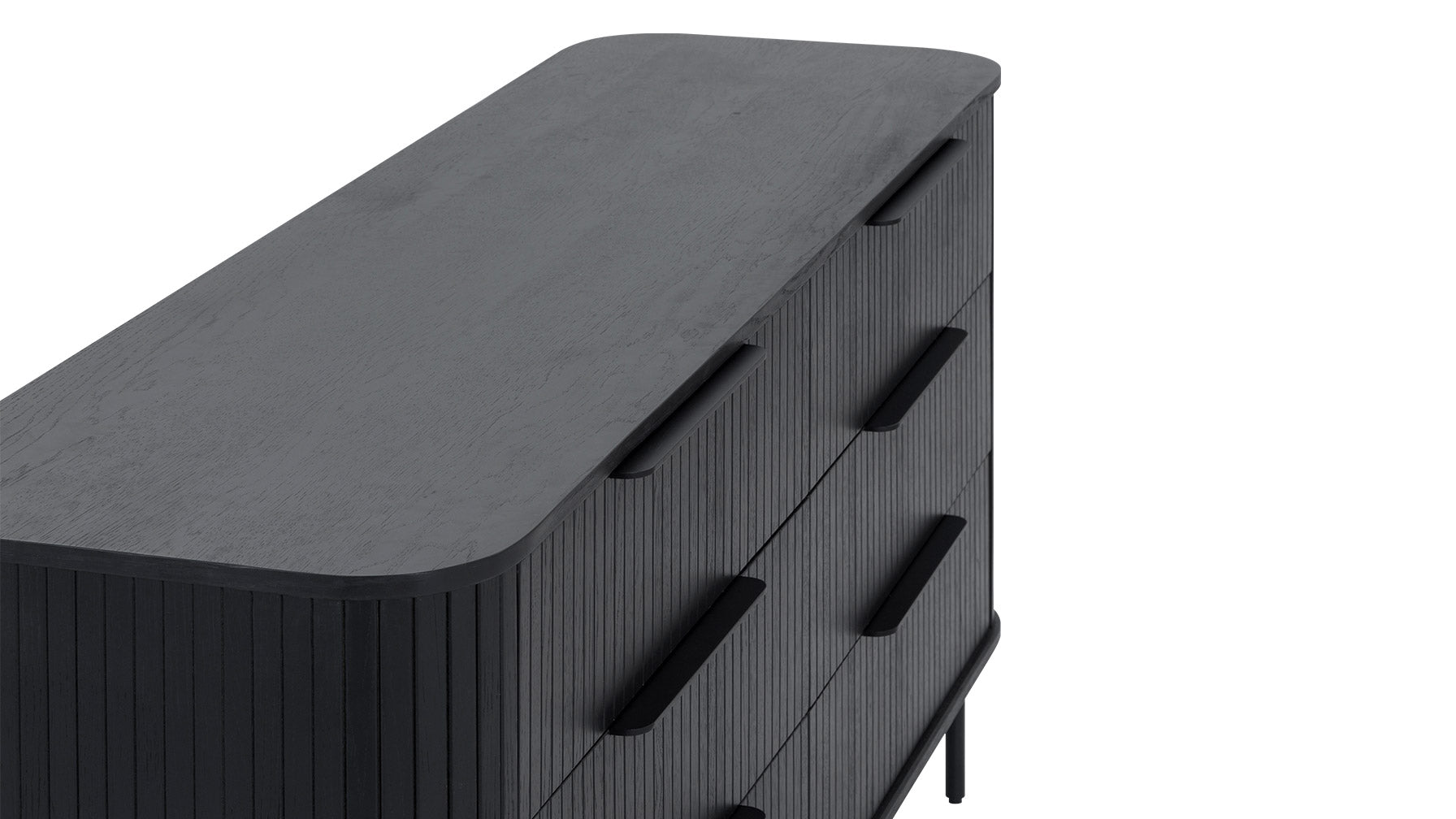 Commode double Easy Edge, chêne noir