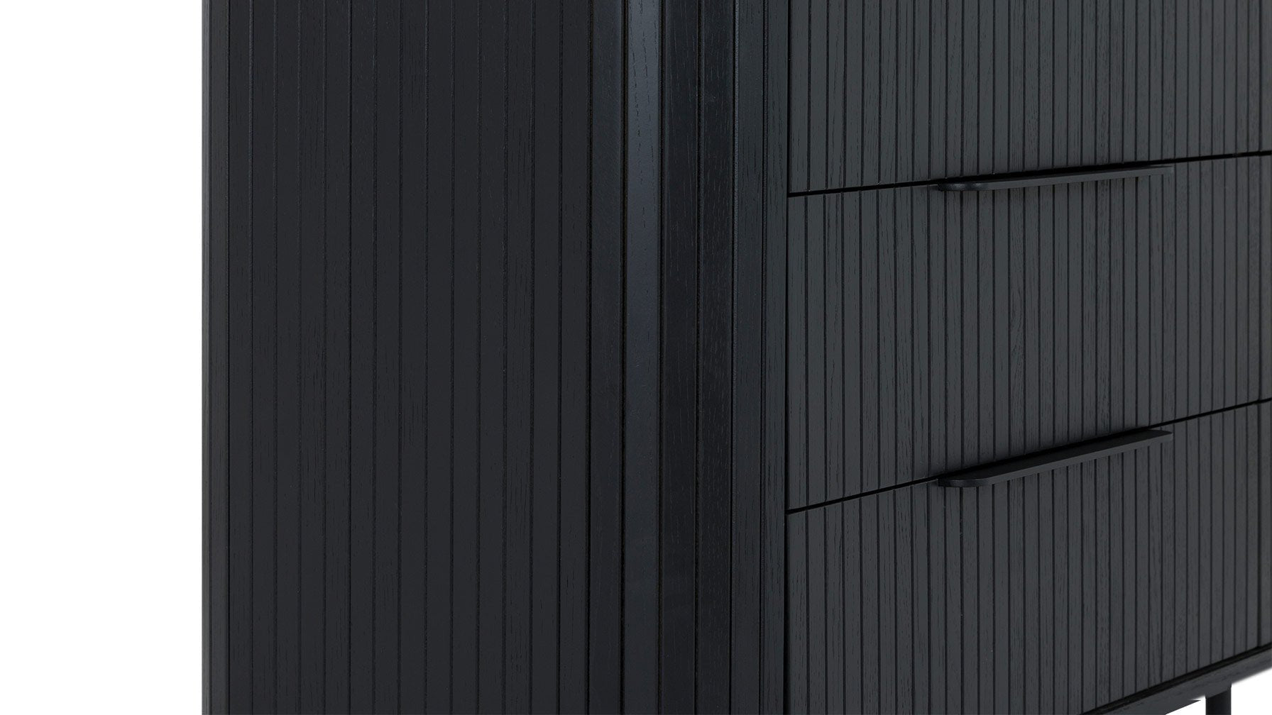 Commode double Easy Edge, chêne noir