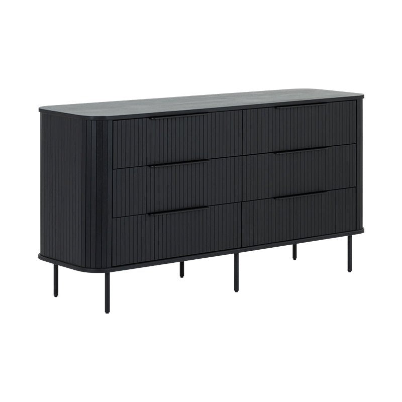 Commode double Easy Edge, chêne noir