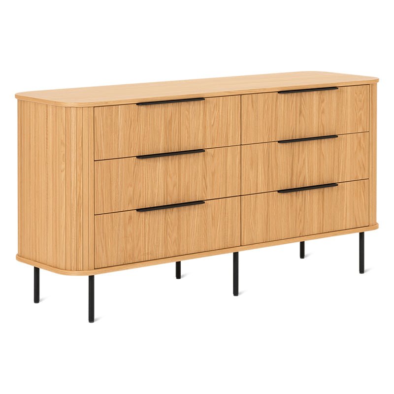 Commode double Easy Edge, chêne blanc