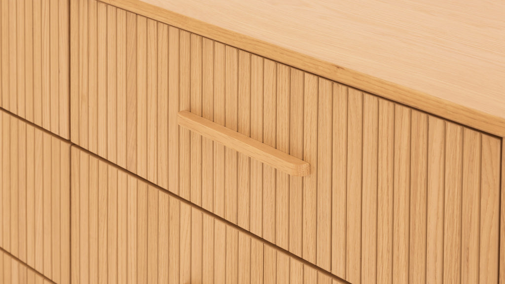 Commode double Easy Edge, tout en bois, chêne blanc