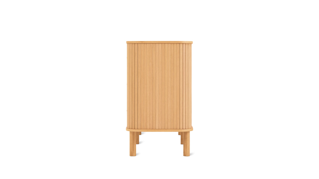 Commode double Easy Edge, tout en bois, chêne blanc