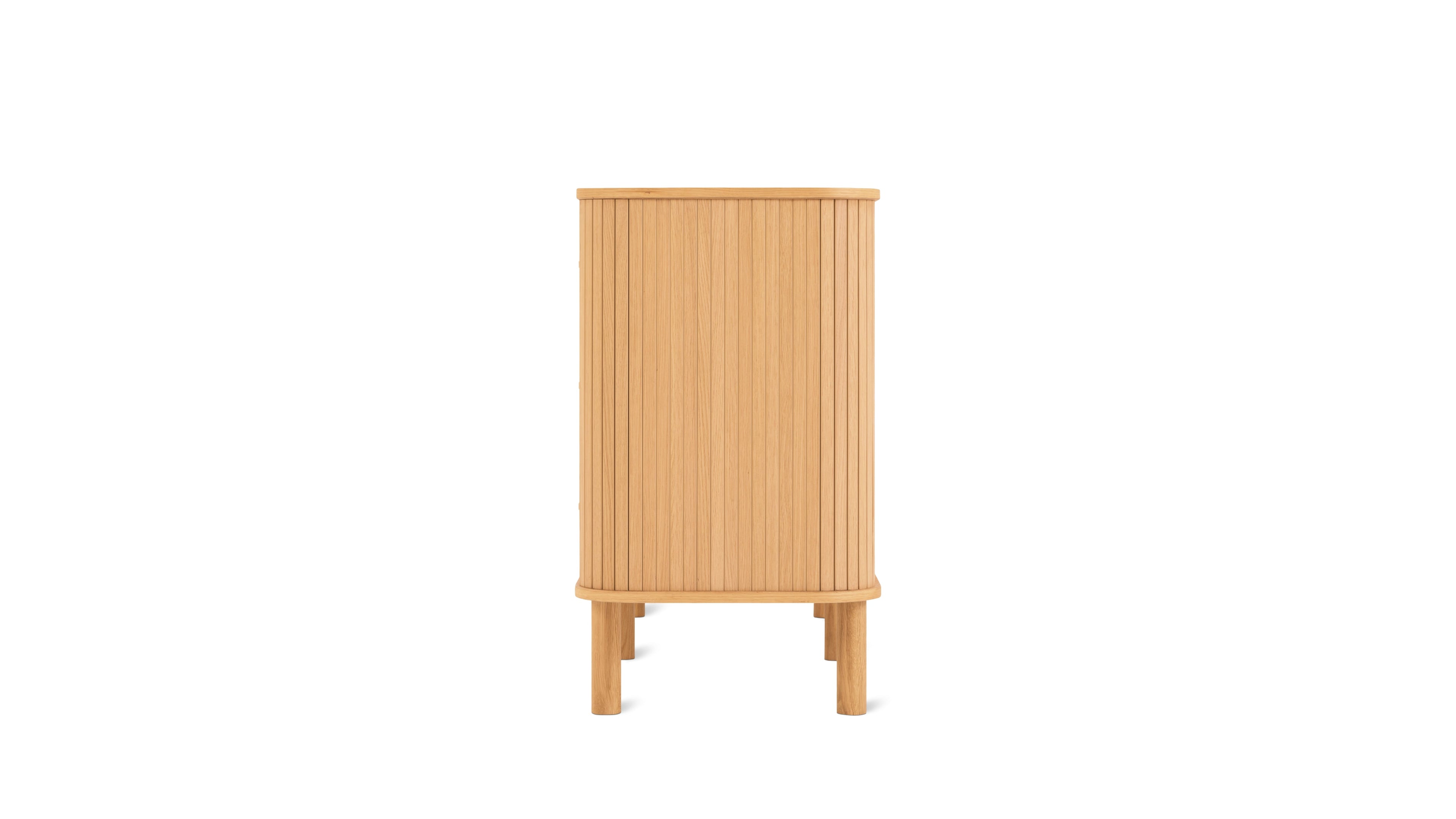 Commode double Easy Edge, tout en bois, chêne blanc
