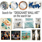 Designart Poterie et fleurs Nature morte I Arbre Toile murale Art