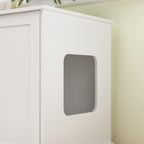 Meuble de dissimulation pour bac à litière pour chat et toilettes privées pour animaux de compagnie