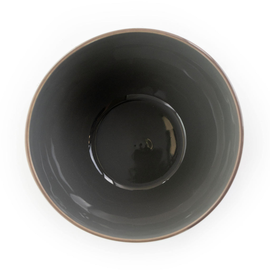 Service de table Elama Tahitian Diamond 16 pièces en grès ardoise