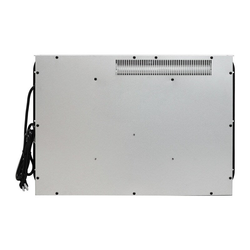 Foyer électrique encastrable avec chauffage réglable, luminosité, minuterie et protection contre la surchauffe, 1 400 W, homologué CSA