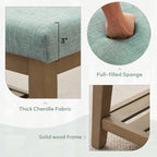 Banc à chaussures d'entrée Banc de rangement Banc rembourré