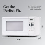 Four à micro-ondes de comptoir Farberware de 1 000 W et 1,1 pi³ avec éclairage LED et verrouillage enfant