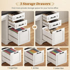 Bureau de direction de ferme Bureau à domicile Tiroir de classement Support d'écran Prise de courant