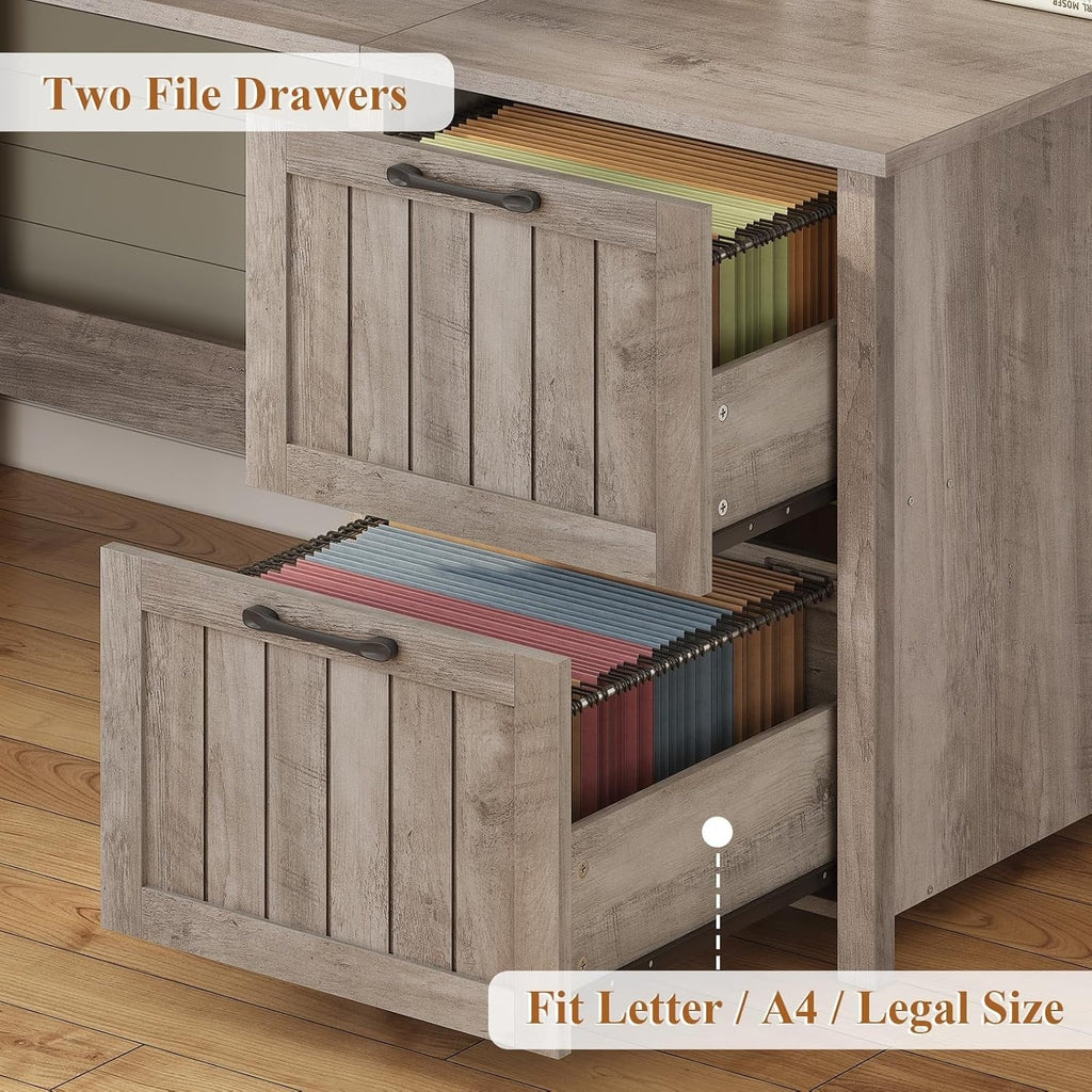 Bureau de direction de ferme Bureau à domicile Tiroir de classement Support d'écran Prise de courant