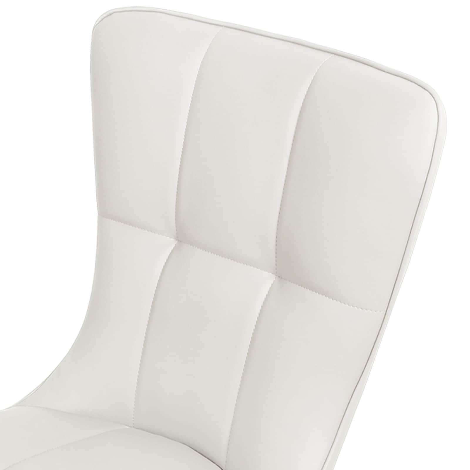 Lot de 2/4 chaises de salle à manger rembourrées en similicuir