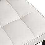 Lot de 2/4 chaises de salle à manger rembourrées en similicuir